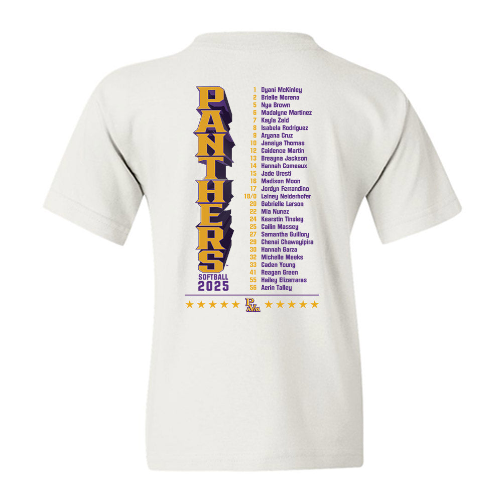 undefined - NCAA Softball : - Roster Youth T-Shirt-1