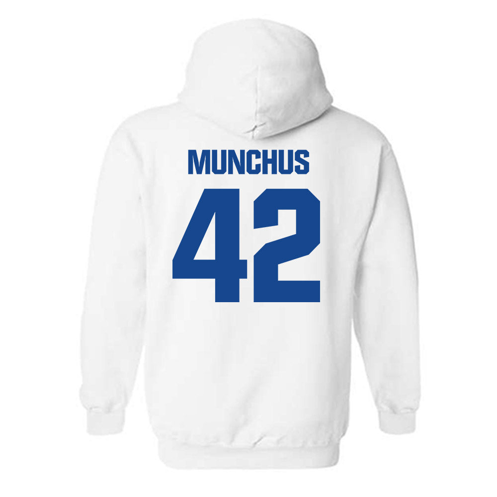Hampton - NCAA Men's Lacrosse : Dylan Munchus - Classic Shersey Hooded Sweatshirt-1