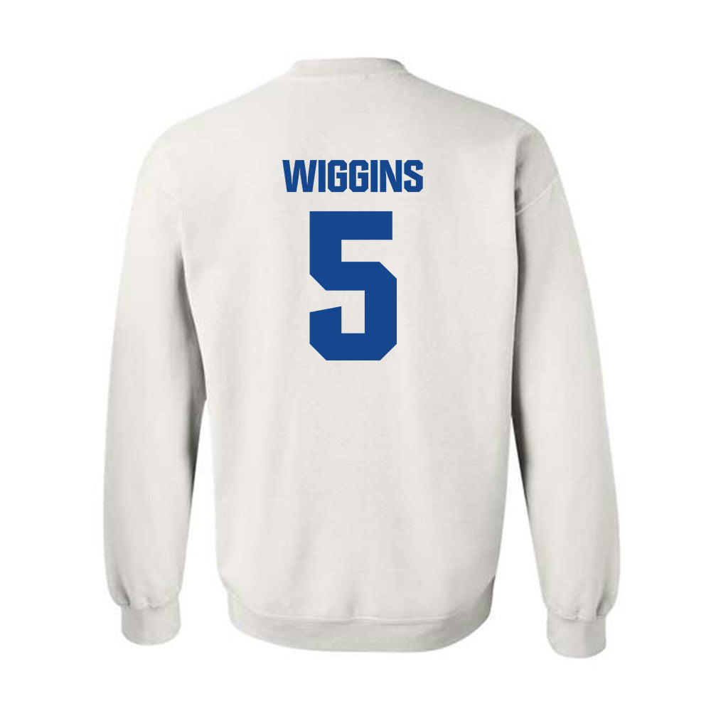 Hampton - NCAA Women's Basketball : Diamond Wiggins - Classic Shersey Crewneck Sweatshirt-1