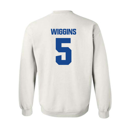 Hampton - NCAA Women's Basketball : Diamond Wiggins - Classic Shersey Crewneck Sweatshirt-1