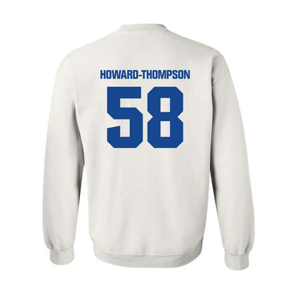 Hampton - NCAA Football : Tyher Howard-Thompson - Classic Shersey Crewneck Sweatshirt-1