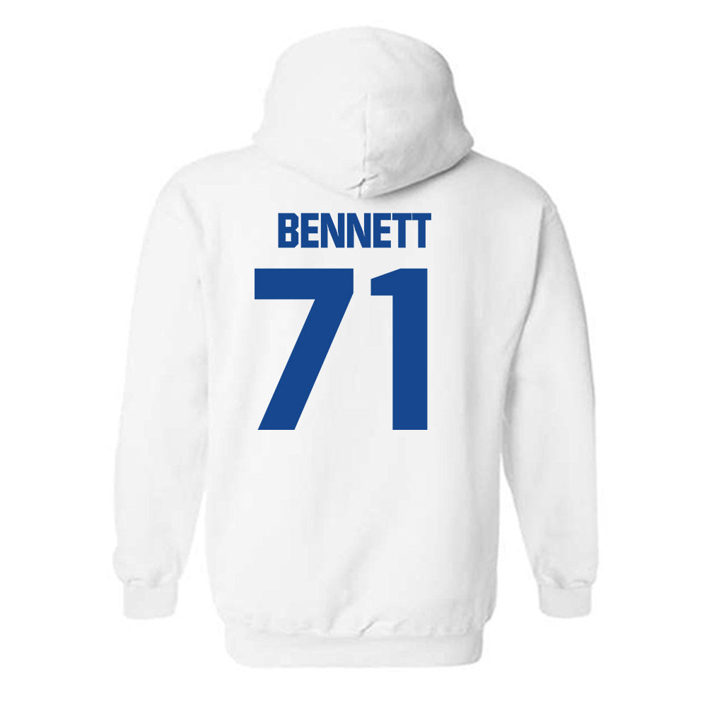 Hampton - NCAA Football : Gavin Bennett - Classic Shersey Hooded Sweatshirt-1