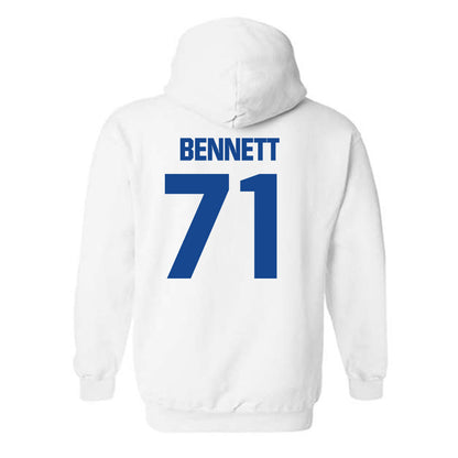Hampton - NCAA Football : Gavin Bennett - Classic Shersey Hooded Sweatshirt-1