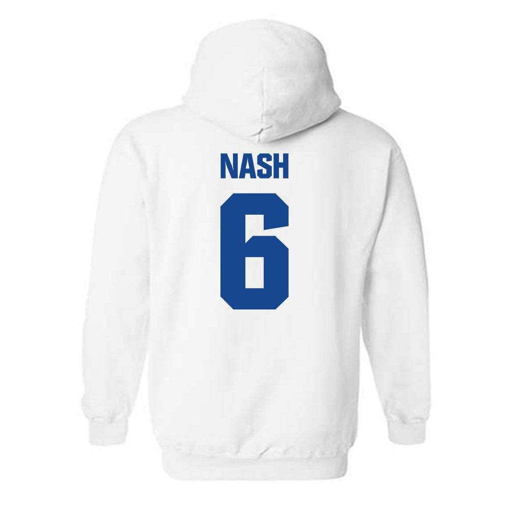 Hampton - NCAA Football : Marcellus Nash - Classic Shersey Hooded Sweatshirt-1