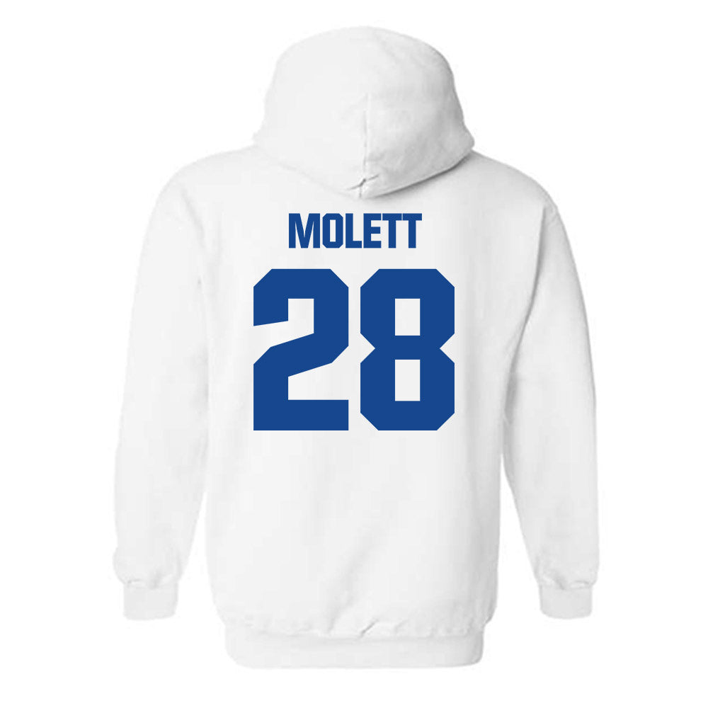 Hampton - NCAA Football : Kyle Molett - Classic Shersey Hooded Sweatshirt-1