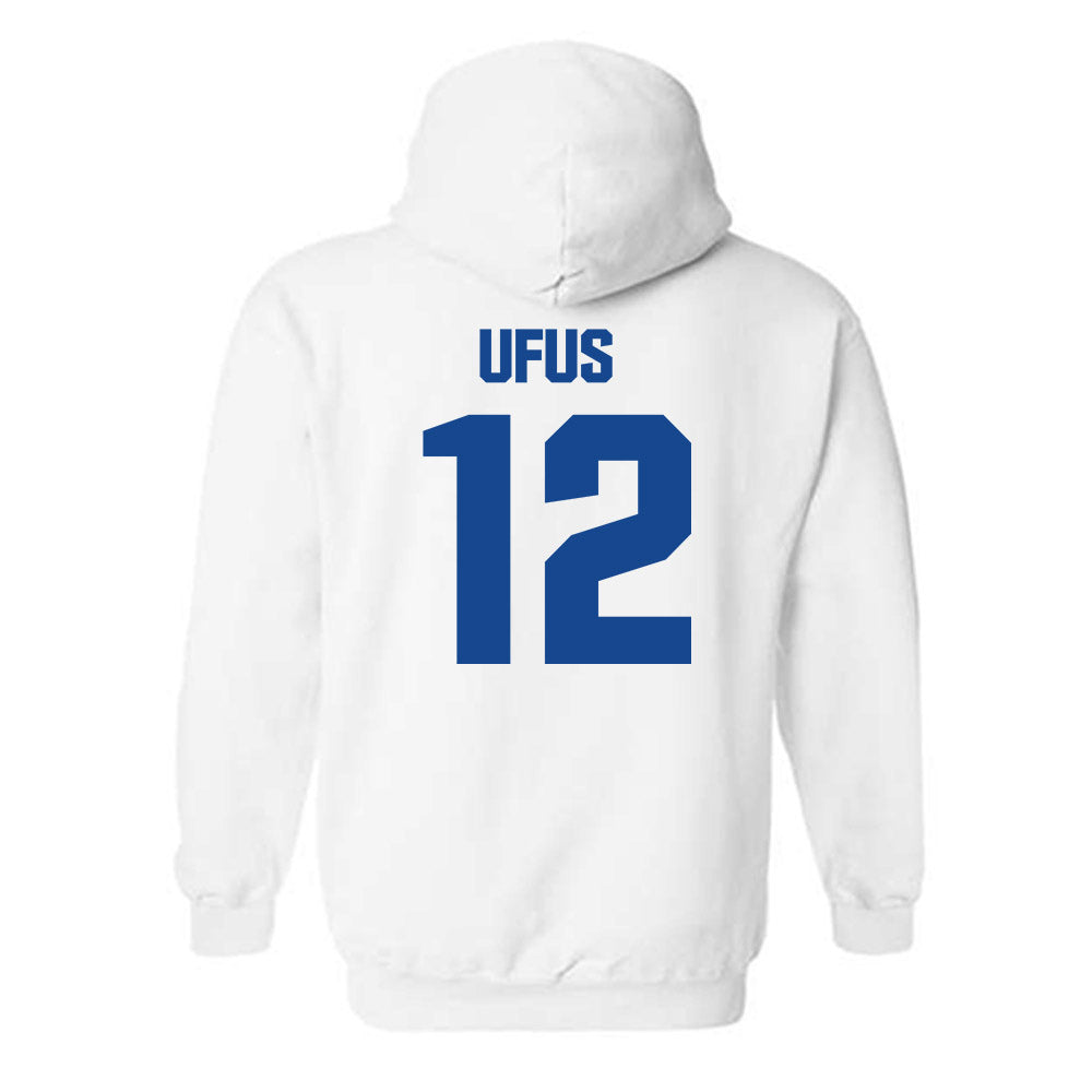 Hampton - NCAA Football : Daniel Ufus - Classic Shersey Hooded Sweatshirt-1