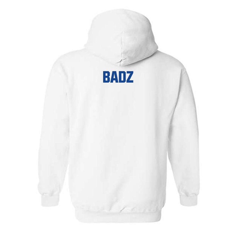 Hampton - NCAA Men's Tennis : Benedict Badz - Classic Shersey Hooded Sweatshirt-1