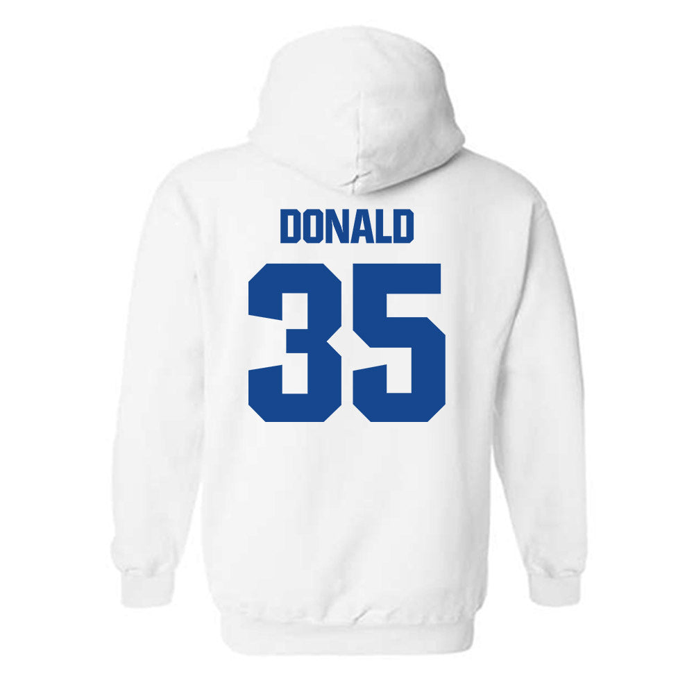 Hampton - NCAA Football : Kam Donald - Classic Shersey Hooded Sweatshirt-1