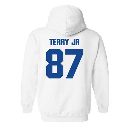 Hampton - NCAA Football : Samuel Terry Jr - Classic Shersey Hooded Sweatshirt-1