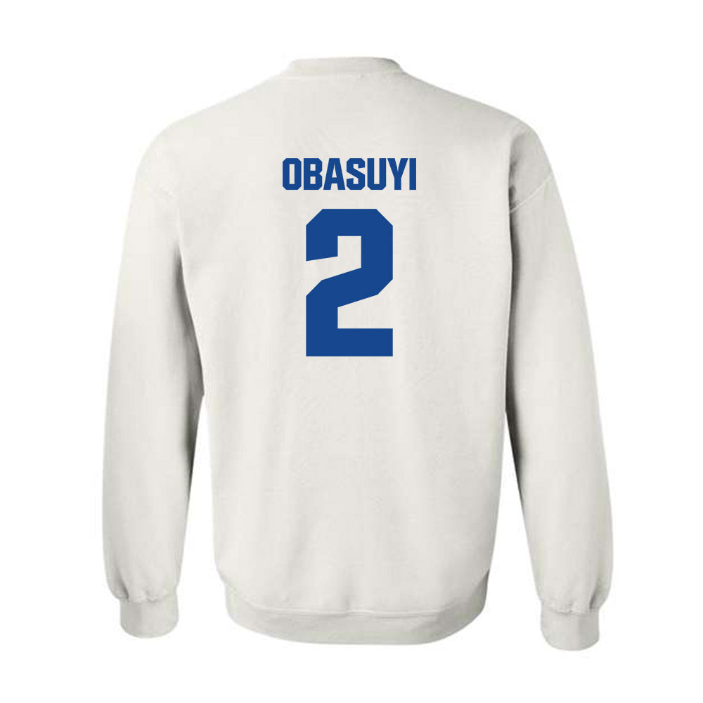 Hampton - NCAA Women's Basketball : Eghosa Obasuyi - Classic Shersey Crewneck Sweatshirt-1
