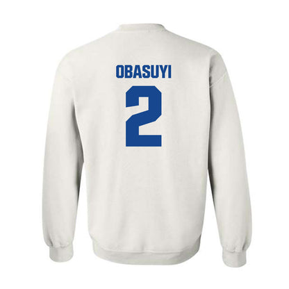 Hampton - NCAA Women's Basketball : Eghosa Obasuyi - Classic Shersey Crewneck Sweatshirt-1