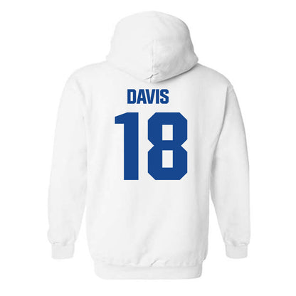 Hampton - NCAA Football : Iman Davis - Classic Shersey Hooded Sweatshirt-1