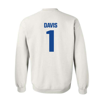 Hampton - NCAA Men's Basketball : Aaron Davis - Classic Shersey Crewneck Sweatshirt-1