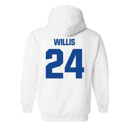 Hampton - NCAA Football : Marqwae Willis - Classic Shersey Hooded Sweatshirt-1