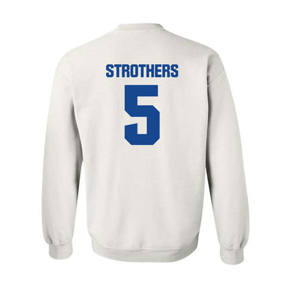 Hampton - NCAA Men's Basketball : Etienne Strothers - Classic Shersey Crewneck Sweatshirt-1