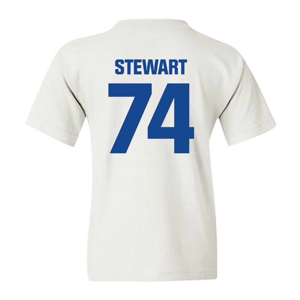 Hampton - NCAA Football : Damaurius Stewart - Classic Shersey Youth T-Shirt-1
