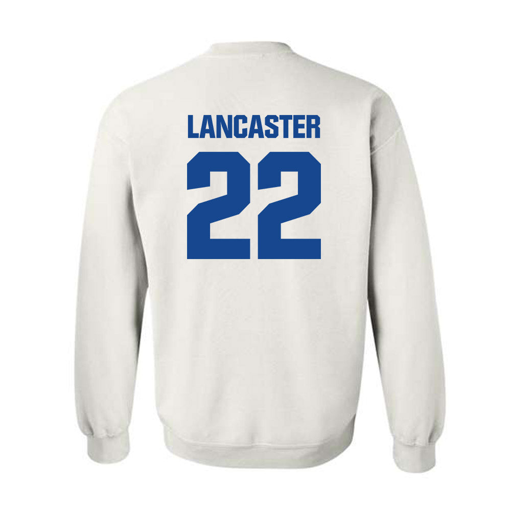 Hampton - NCAA Men's Lacrosse : Miles Lancaster - Classic Shersey Crewneck Sweatshirt-1