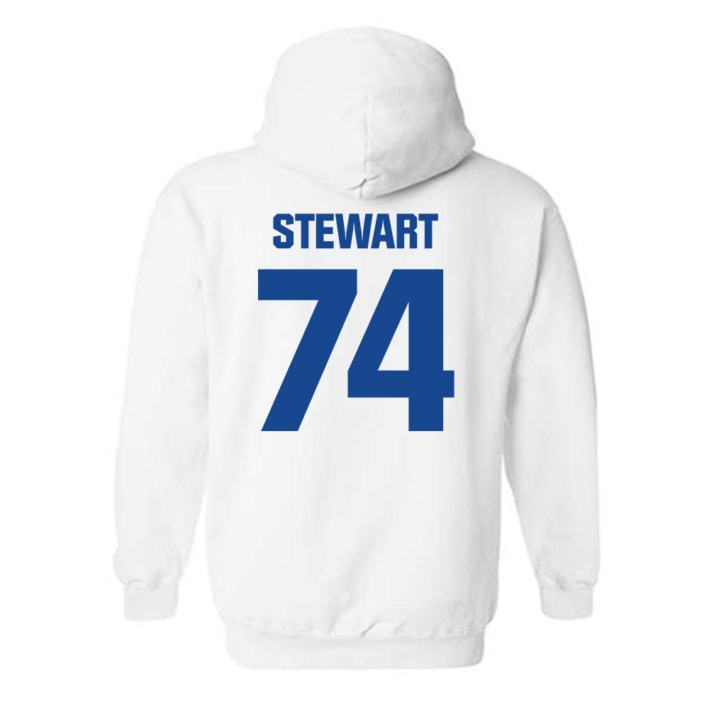 Hampton - NCAA Football : Damaurius Stewart - Classic Shersey Hooded Sweatshirt-1