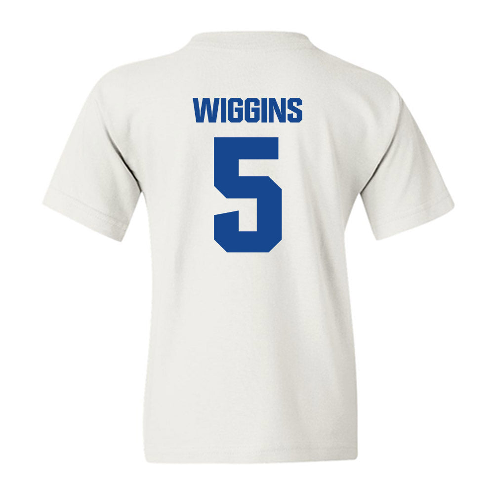 Hampton - NCAA Women's Basketball : Diamond Wiggins - Classic Shersey Youth T-Shirt-1
