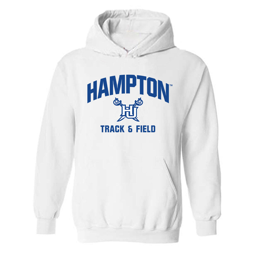 Hampton - NCAA Women's Track & Field : Danielle James - Classic Shersey Hooded Sweatshirt-0