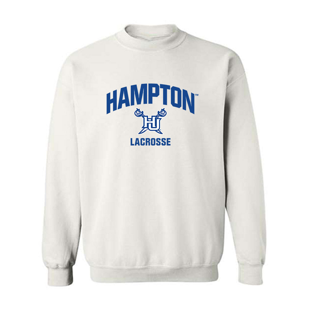 Hampton - NCAA Men's Lacrosse : Miles Lancaster - Classic Shersey Crewneck Sweatshirt-0