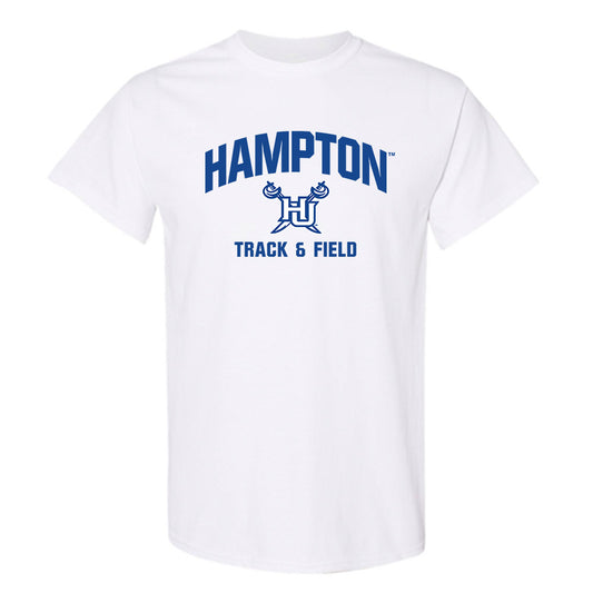 Hampton - NCAA Men's Track & Field : Khari Barnes - Classic Shersey T-Shirt-0