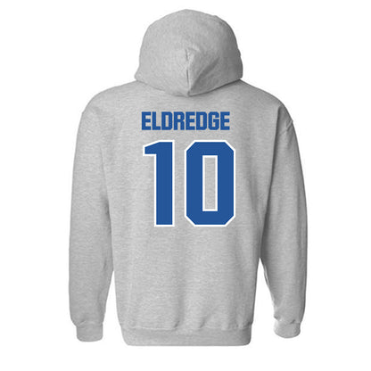 Hampton - NCAA Men's Basketball : Chris Eldredge - Classic Shersey Hooded Sweatshirt-1