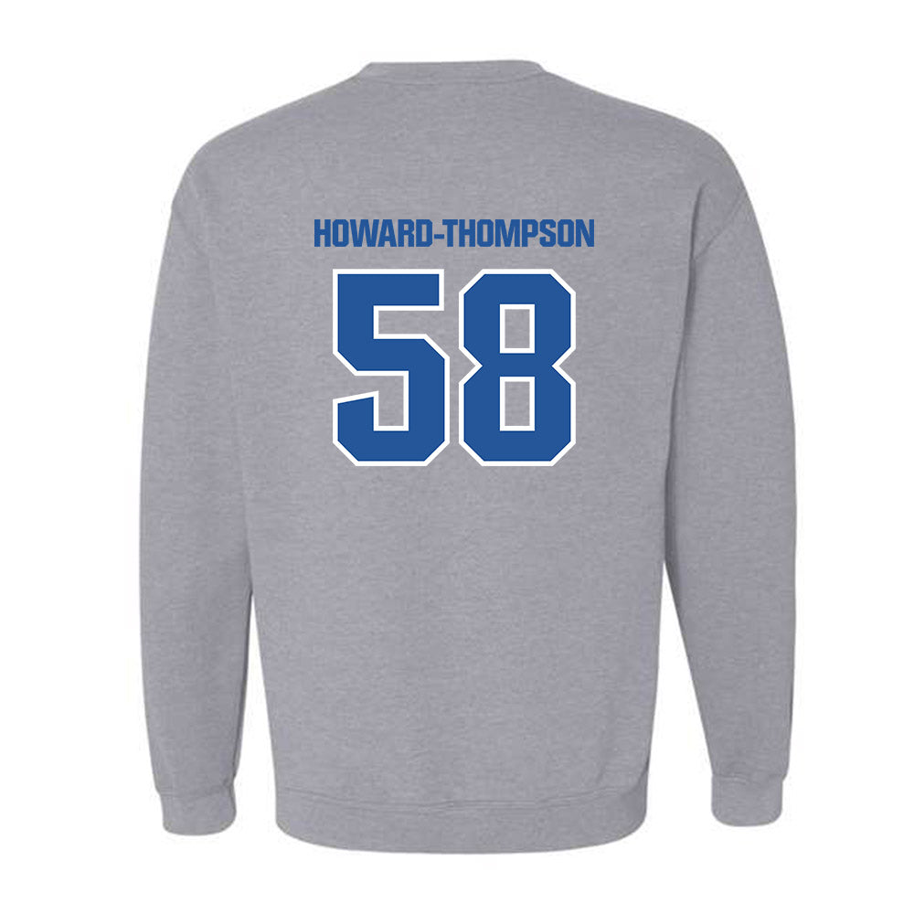 Hampton - NCAA Football : Tyher Howard-Thompson - Classic Shersey Crewneck Sweatshirt-1