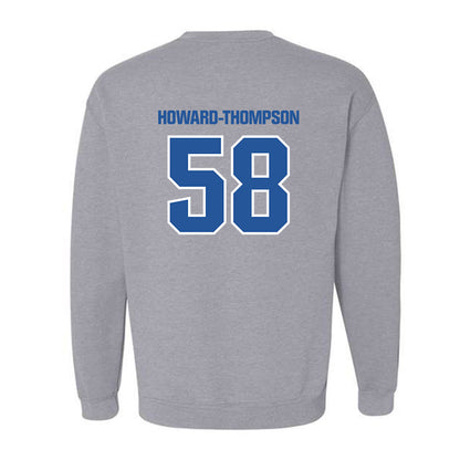 Hampton - NCAA Football : Tyher Howard-Thompson - Classic Shersey Crewneck Sweatshirt-1