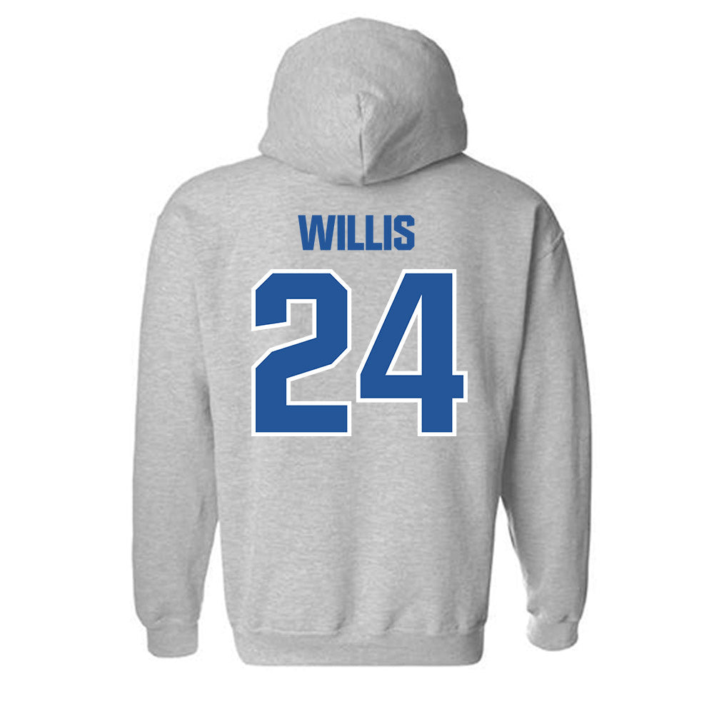 Hampton - NCAA Football : Marqwae Willis - Classic Shersey Hooded Sweatshirt-1