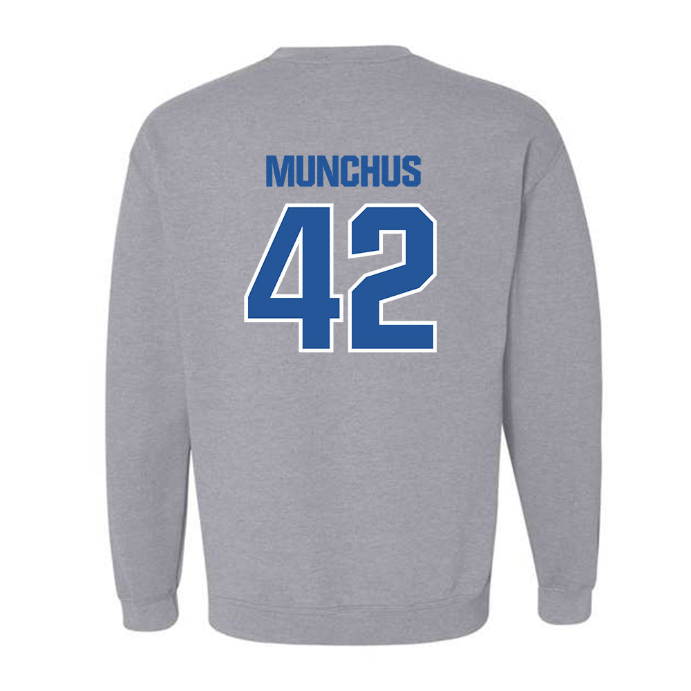 Hampton - NCAA Men's Lacrosse : Dylan Munchus - Classic Shersey Crewneck Sweatshirt-1