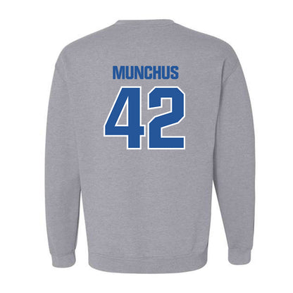 Hampton - NCAA Men's Lacrosse : Dylan Munchus - Classic Shersey Crewneck Sweatshirt-1