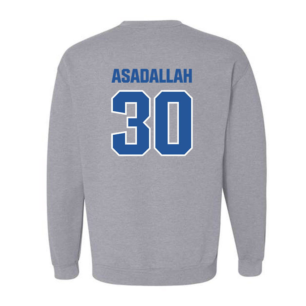 Hampton - NCAA Men's Basketball : Hamza Asadallah - Classic Shersey Crewneck Sweatshirt-1