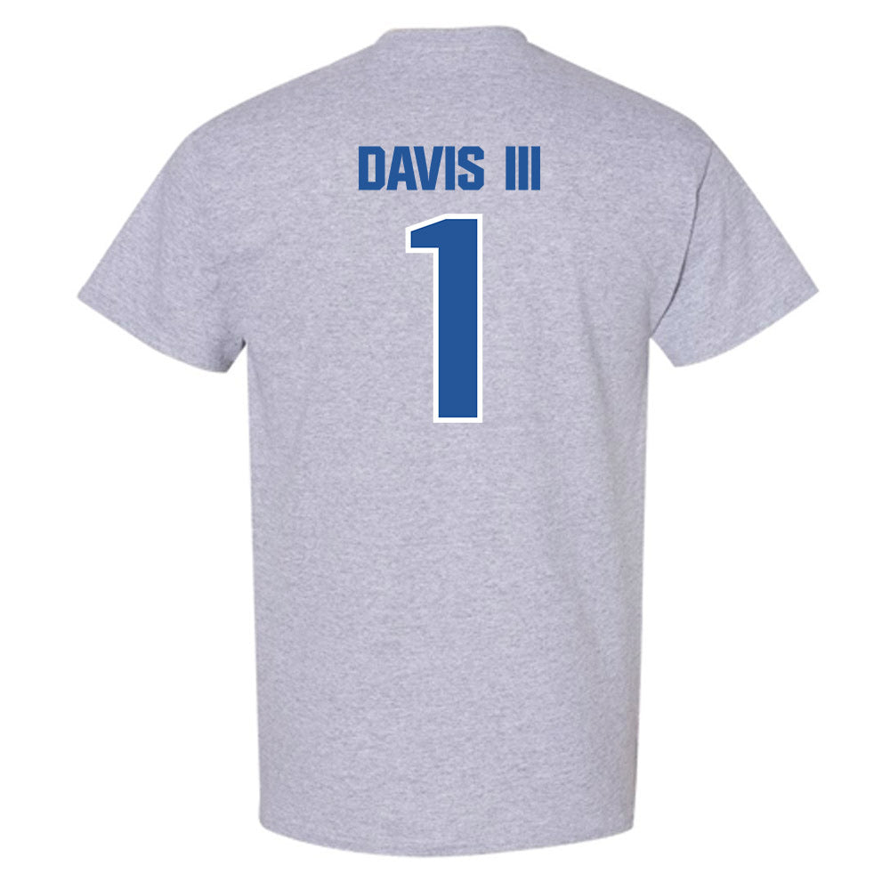 Hampton - NCAA Men's Basketball : Aaron Davis III - Classic Shersey T-Shirt-1