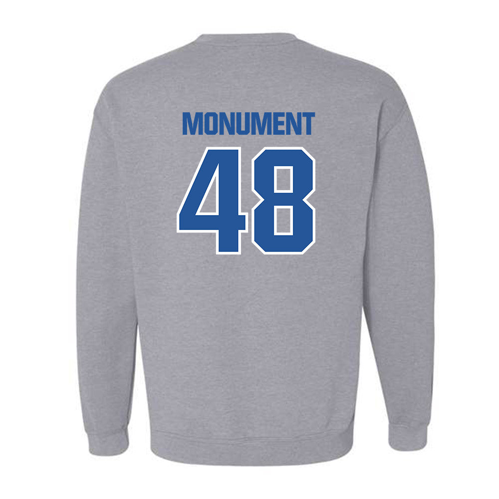 Hampton - NCAA Football : William Monument - Classic Shersey Crewneck Sweatshirt-1