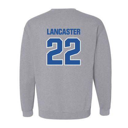 Hampton - NCAA Men's Lacrosse : Miles Lancaster - Classic Shersey Crewneck Sweatshirt-1