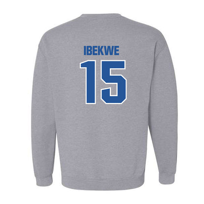 Hampton - NCAA Men's Basketball : Zion Ibekwe - Classic Shersey Crewneck Sweatshirt-1