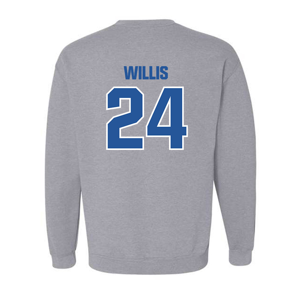 Hampton - NCAA Football : Marqwae Willis - Classic Shersey Crewneck Sweatshirt-1