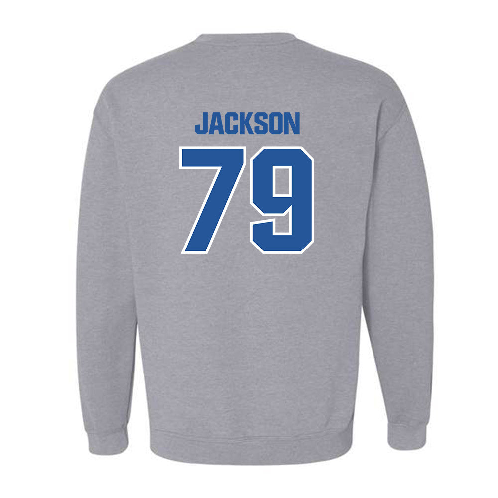 Hampton - NCAA Football : Collen Jackson - Classic Shersey Crewneck Sweatshirt-1