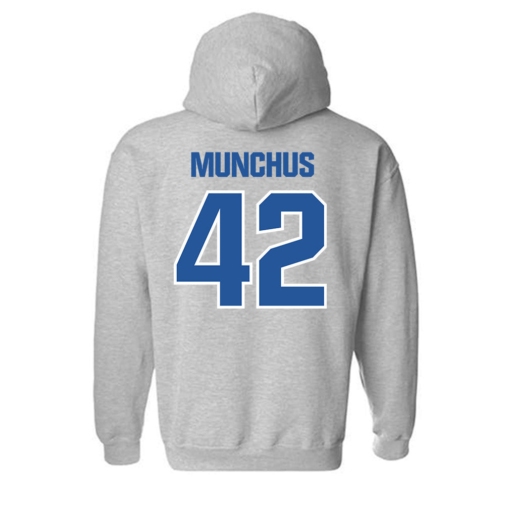 Hampton - NCAA Men's Lacrosse : Dylan Munchus - Classic Shersey Hooded Sweatshirt-1
