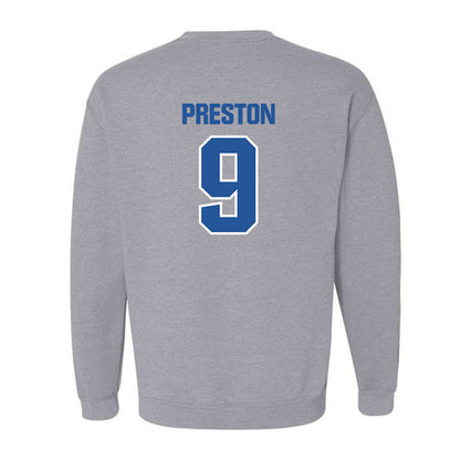 Hampton - NCAA Men's Basketball : William Preston - Classic Shersey Crewneck Sweatshirt-1