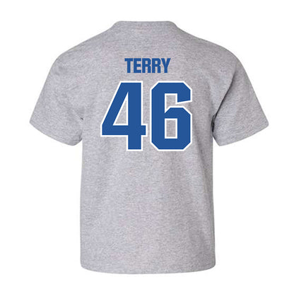 Hampton - NCAA Football : Derien Terry - Classic Shersey Youth T-Shirt-1