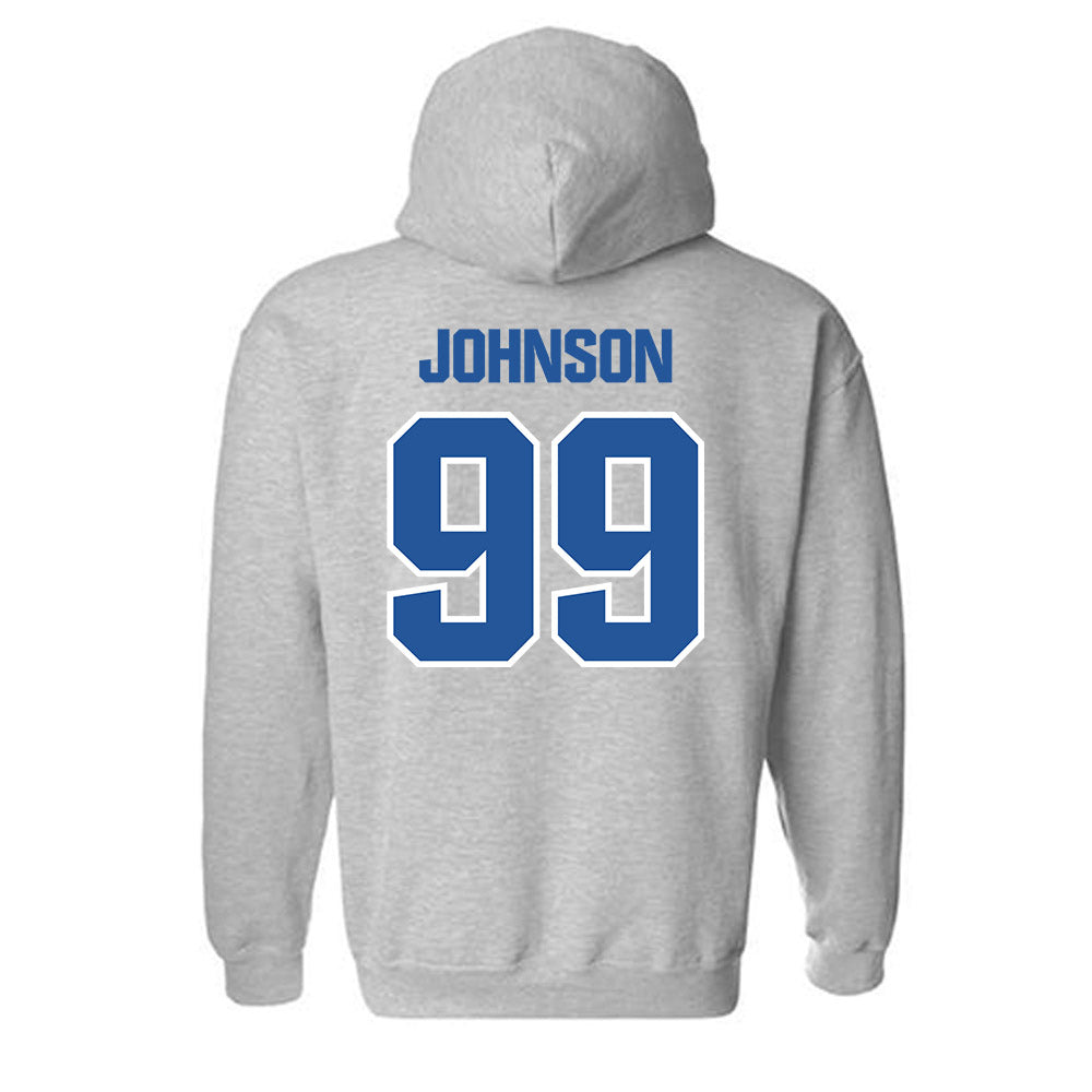 Hampton - NCAA Football : Javen Johnson - Classic Shersey Hooded Sweatshirt-1