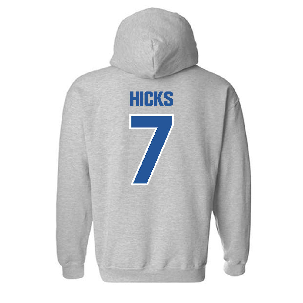 Hampton - NCAA Football : William Hicks - Classic Shersey Hooded Sweatshirt-1