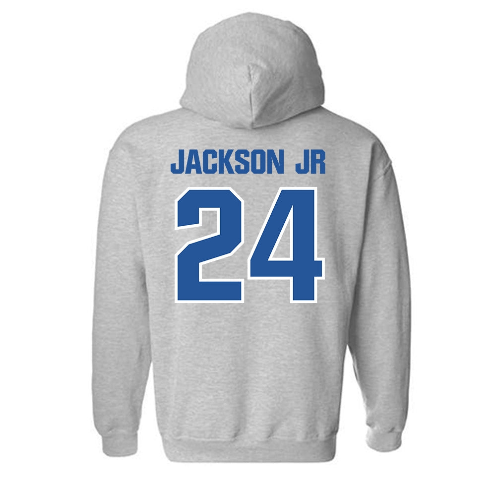 Hampton - NCAA Football : Andre Jackson Jr - Classic Shersey Hooded Sweatshirt-1