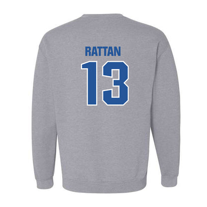 Hampton - NCAA Men's Lacrosse : Nikki Rattan - Classic Shersey Crewneck Sweatshirt-1
