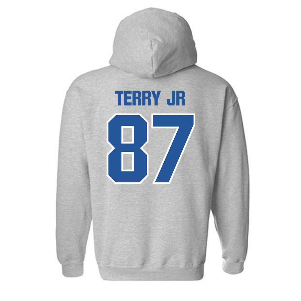 Hampton - NCAA Football : Samuel Terry Jr - Classic Shersey Hooded Sweatshirt-1