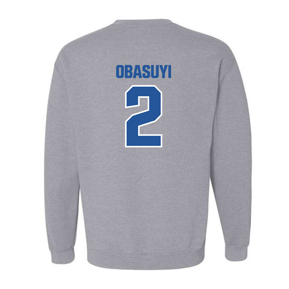 Hampton - NCAA Women's Basketball : Eghosa Obasuyi - Classic Shersey Crewneck Sweatshirt-1