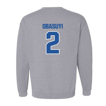 Hampton - NCAA Women's Basketball : Eghosa Obasuyi - Classic Shersey Crewneck Sweatshirt-1