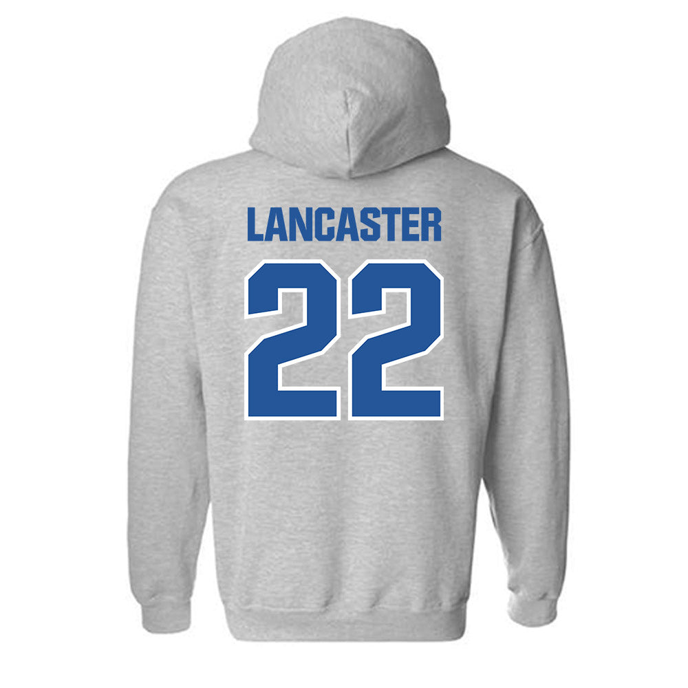 Hampton - NCAA Men's Lacrosse : Miles Lancaster - Classic Shersey Hooded Sweatshirt-1